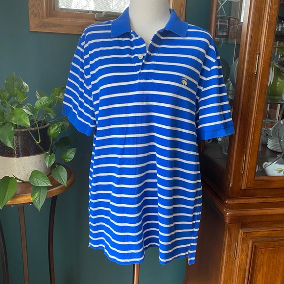 Brooks Brothers Striped Performance Polo Original Fit Large - Picture 1 of 8